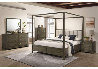 224931KW-S5 Gran Park 5-piece California King Bedroom Set Dark Cocoa