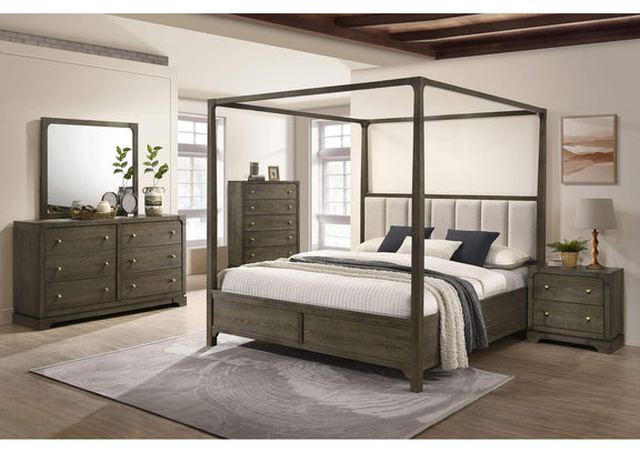 224931KW-S5 Gran Park 5-piece California King Bedroom Set Dark Cocoa