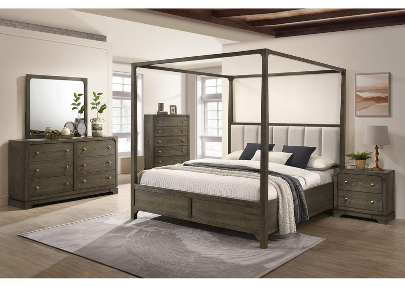 224931KW-S5 Gran Park 5-piece California King Bedroom Set Dark Cocoa