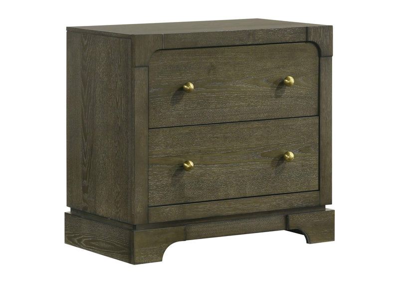 224931Q-S4 Gran Park 4-piece Queen Bedroom Set Dark Cocoa
