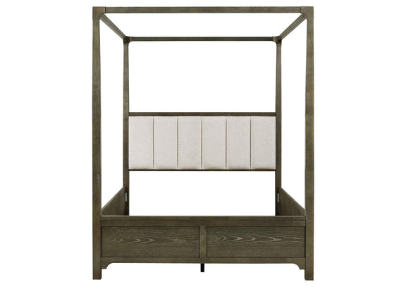 224931Q Gran Park Queen Canopy Bed Dark Cocoa