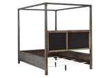 224931Q Gran Park Queen Canopy Bed Dark Cocoa