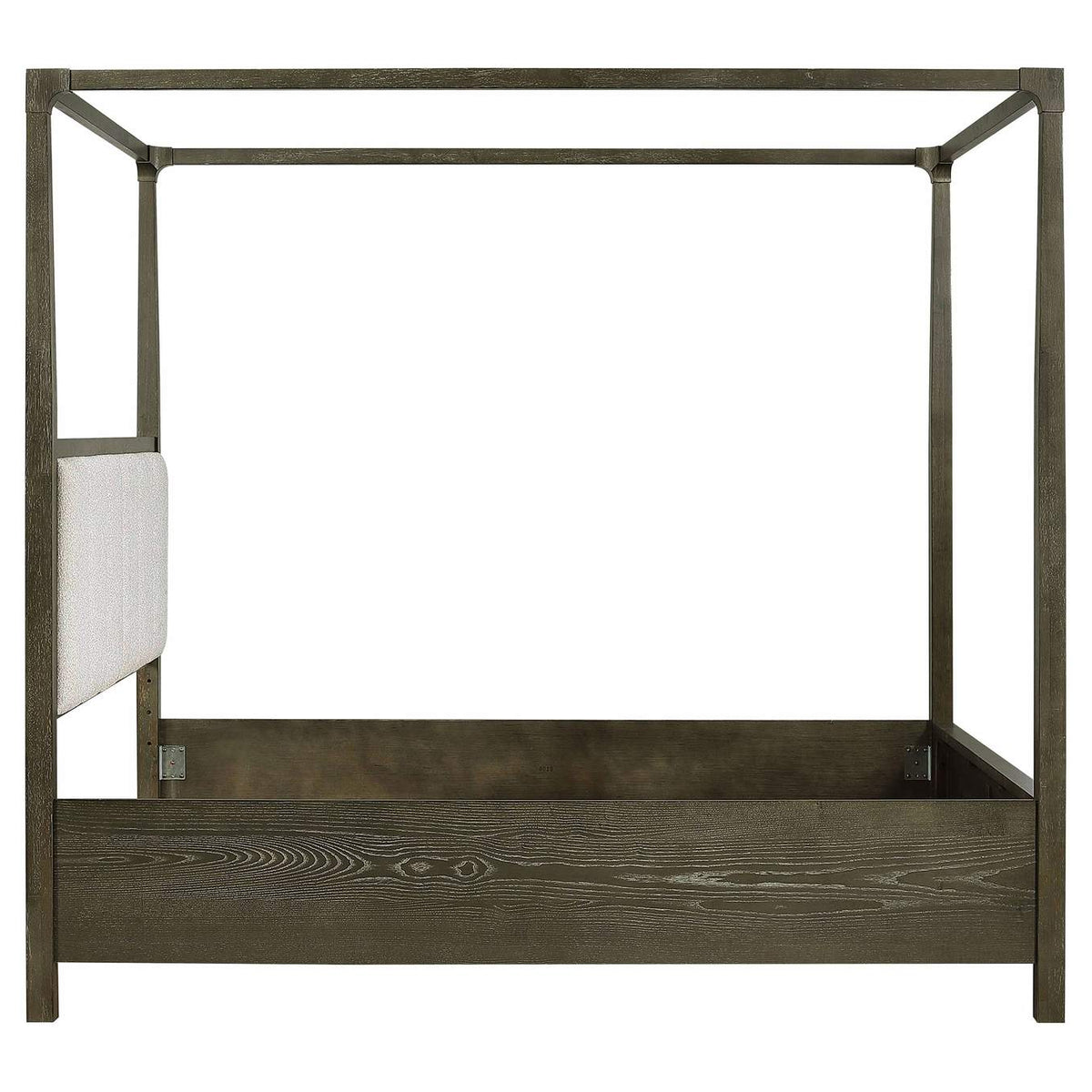 224931Q Gran Park Queen Canopy Bed Dark Cocoa