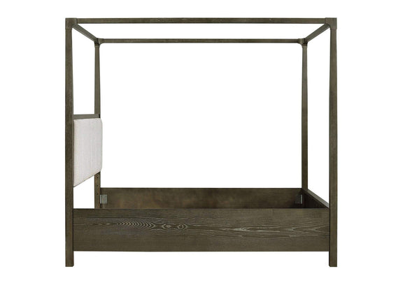 224931Q Gran Park Queen Canopy Bed Dark Cocoa