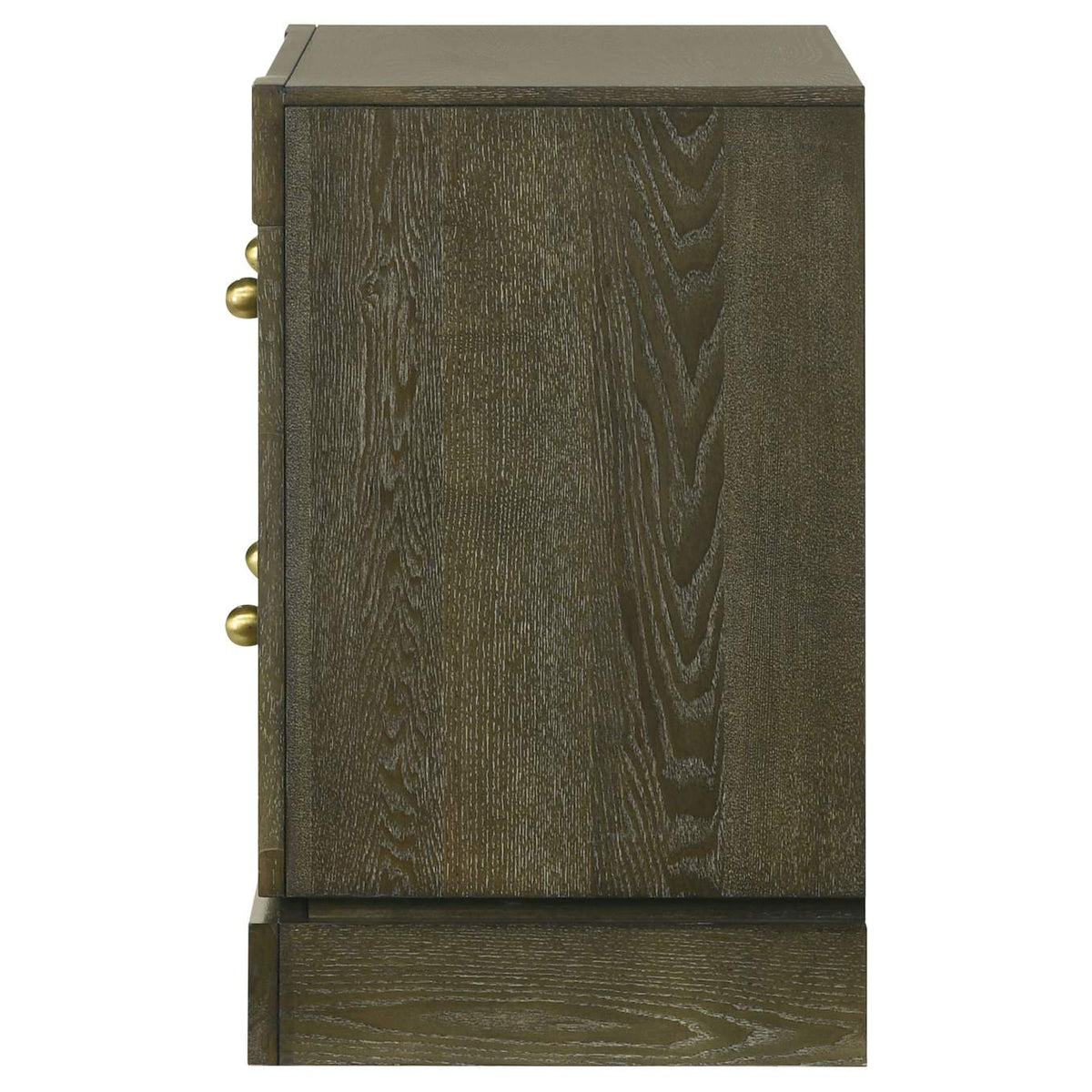 224932 Gran Park 2-drawer Nightstand Bedside Table Dark Cocoa