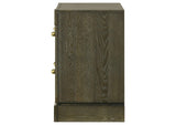 224932 Gran Park 2-drawer Nightstand Bedside Table Dark Cocoa