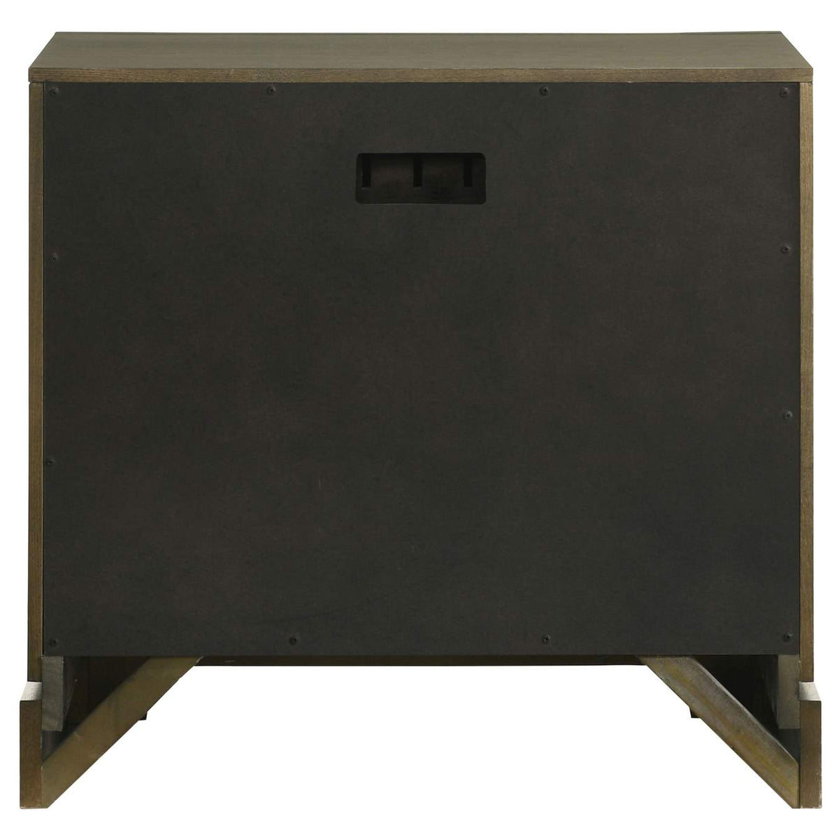224932 Gran Park 2-drawer Nightstand Bedside Table Dark Cocoa