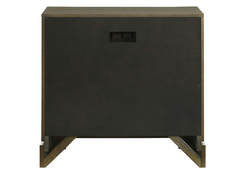 224932 Gran Park 2-drawer Nightstand Bedside Table Dark Cocoa