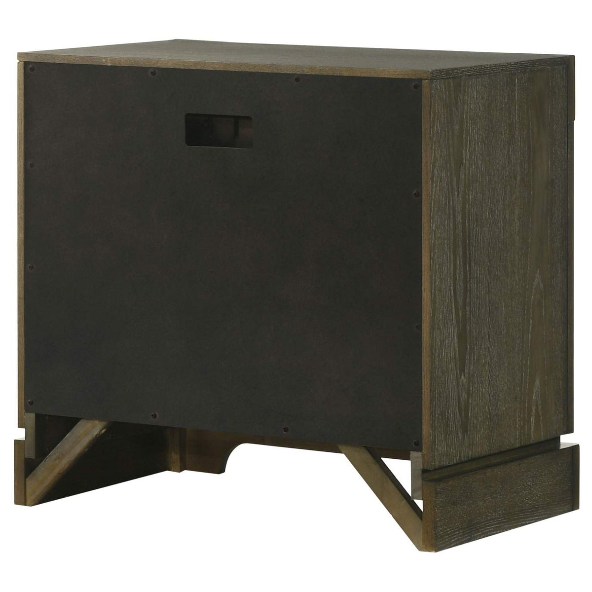 224932 Gran Park 2-drawer Nightstand Bedside Table Dark Cocoa