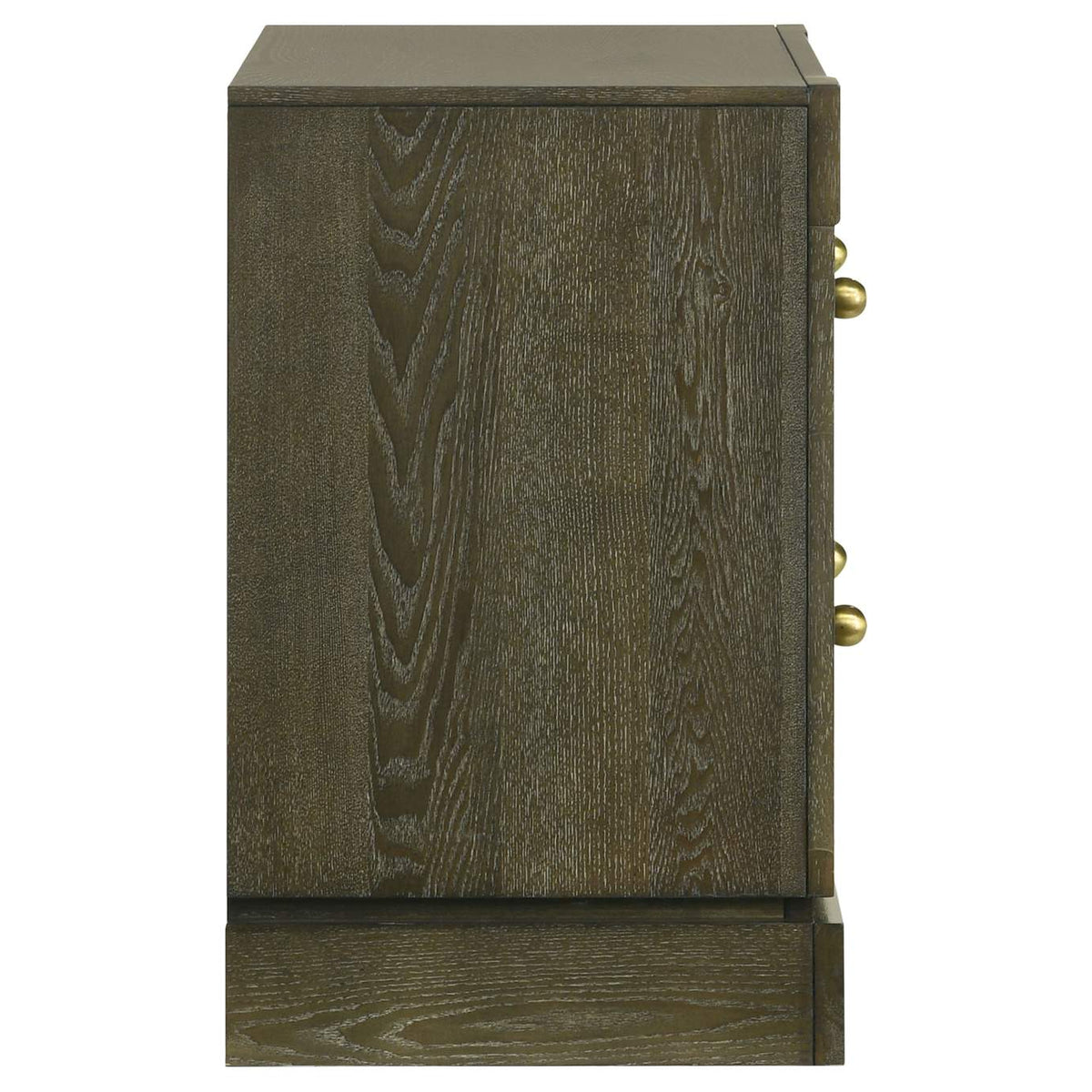 224932 Gran Park 2-drawer Nightstand Bedside Table Dark Cocoa
