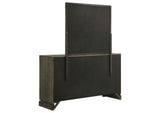 224933M Gran Park 6-drawer Dresser and Mirror Dark Cocoa