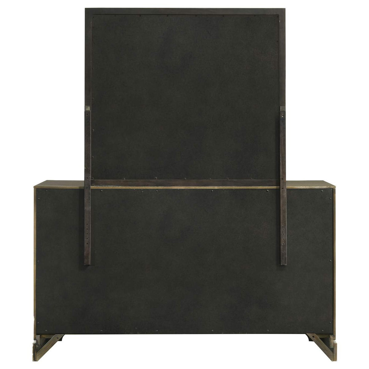 224933M Gran Park 6-drawer Dresser and Mirror Dark Cocoa