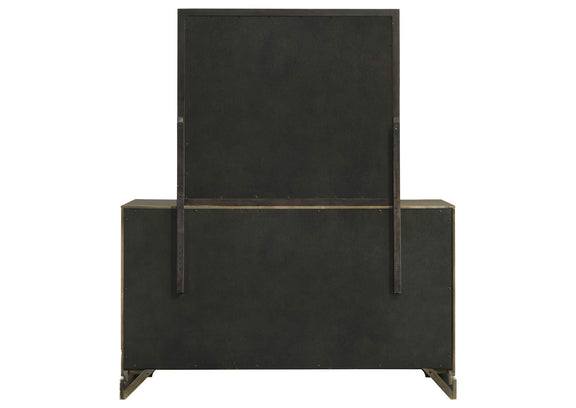 224933M Gran Park 6-drawer Dresser and Mirror Dark Cocoa