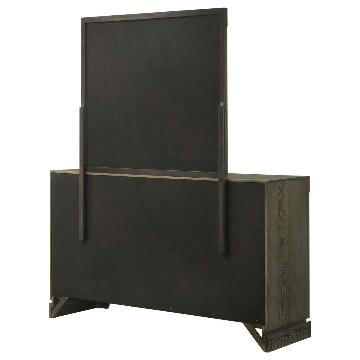 224933M Gran Park 6-drawer Dresser and Mirror Dark Cocoa