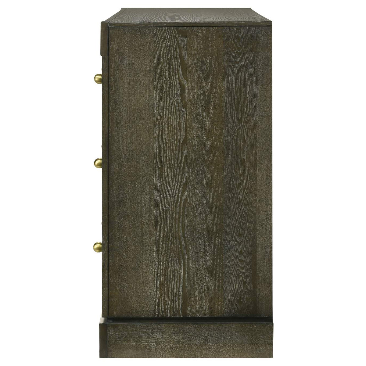 224933 Gran Park 6-drawer Dresser Cabinet Dark Cocoa