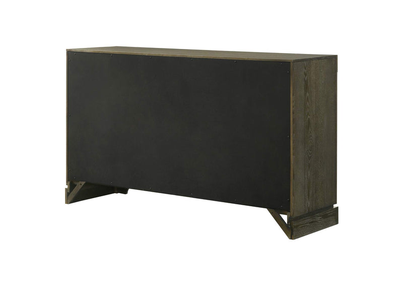 224933 Gran Park 6-drawer Dresser Cabinet Dark Cocoa