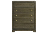 224935 Gran Park 5-drawer Bedroom Chest of Drawers Dark Cocoa