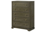 224935 Gran Park 5-drawer Bedroom Chest of Drawers Dark Cocoa