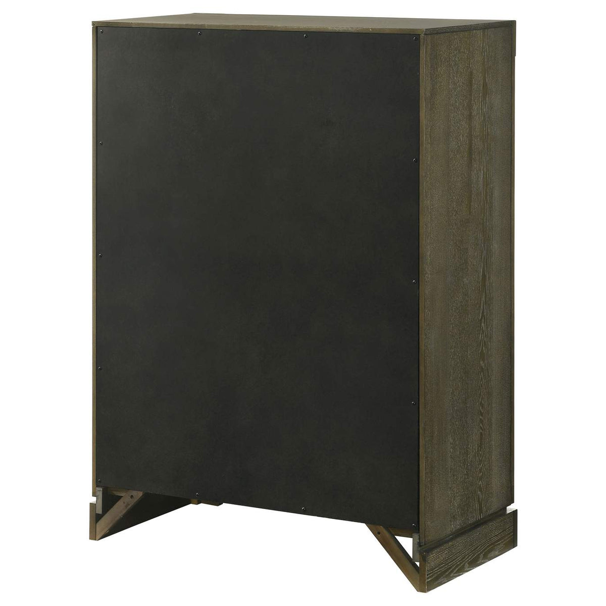 224935 Gran Park 5-drawer Bedroom Chest of Drawers Dark Cocoa
