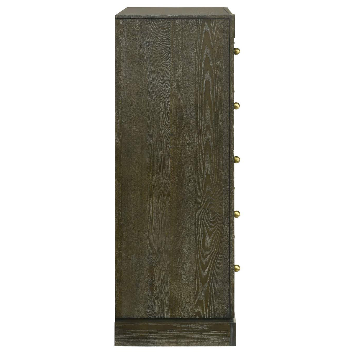 224935 Gran Park 5-drawer Bedroom Chest of Drawers Dark Cocoa
