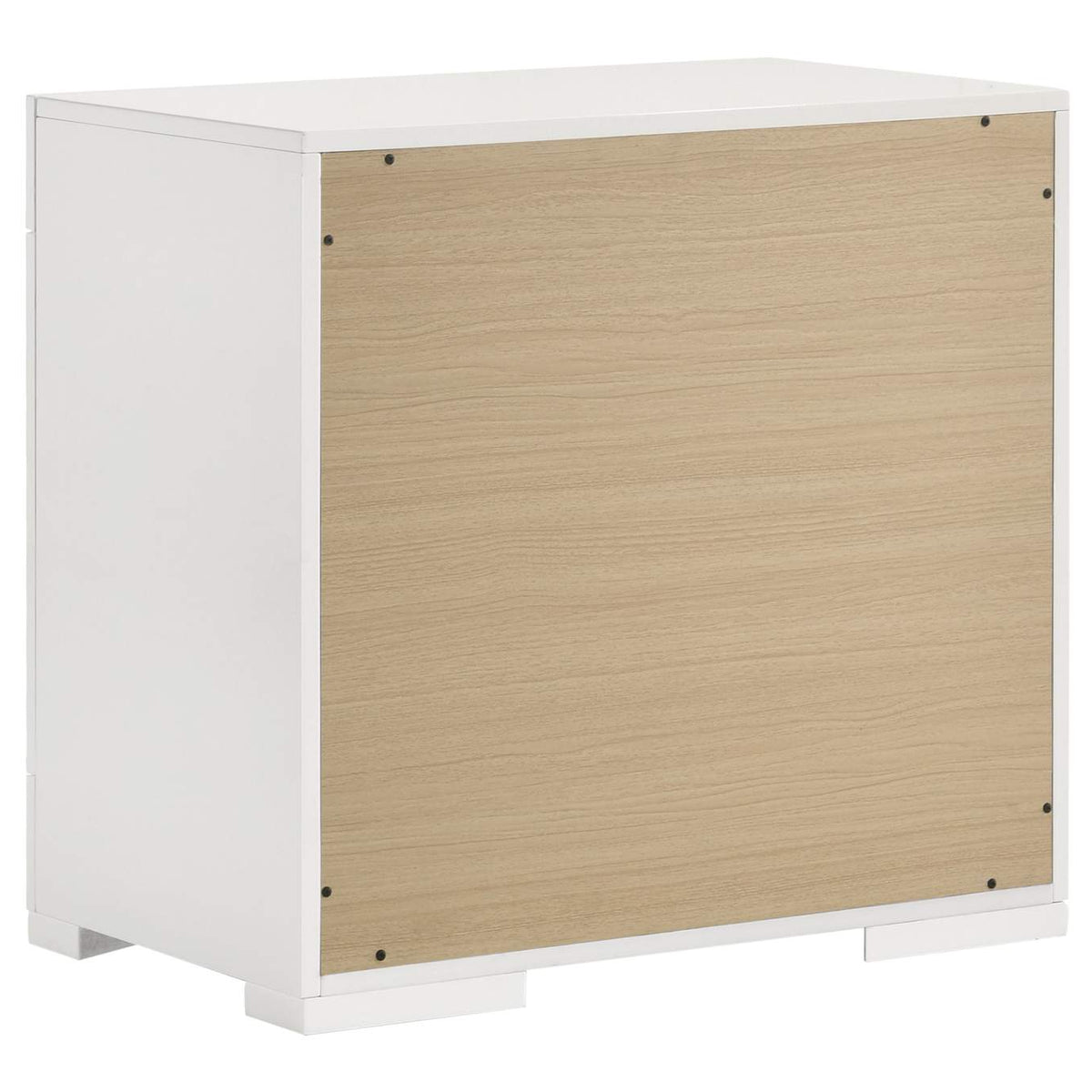 224941KE-S4 Ives 4-piece Eastern King Bedroom Set White High Gloss