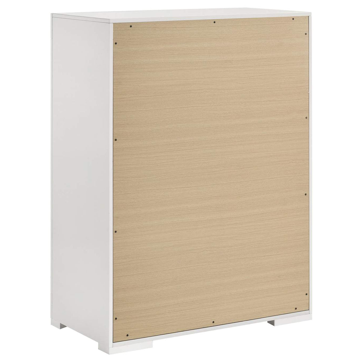 224941KE-S5 Ives 5-piece Eastern King Bedroom Set White High Gloss