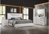 224941Q-S4 Ives 4-piece Queen Bedroom Set White High Gloss