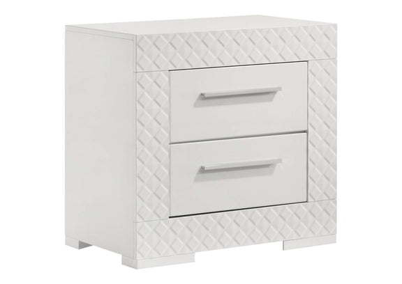 224941Q-S4 Ives 4-piece Queen Bedroom Set White High Gloss