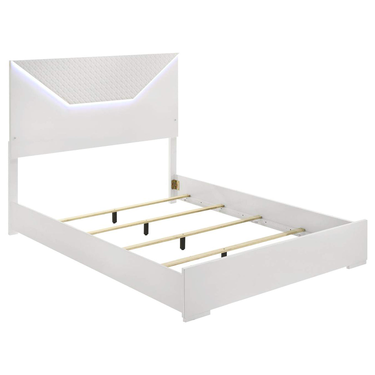 224941Q-S5 Ives 5-piece Queen Bedroom Set White High Gloss