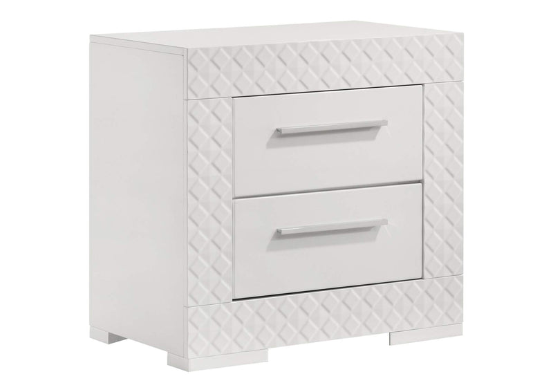 224941Q-S5 Ives 5-piece Queen Bedroom Set White High Gloss