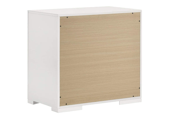 224941Q-S5 Ives 5-piece Queen Bedroom Set White High Gloss