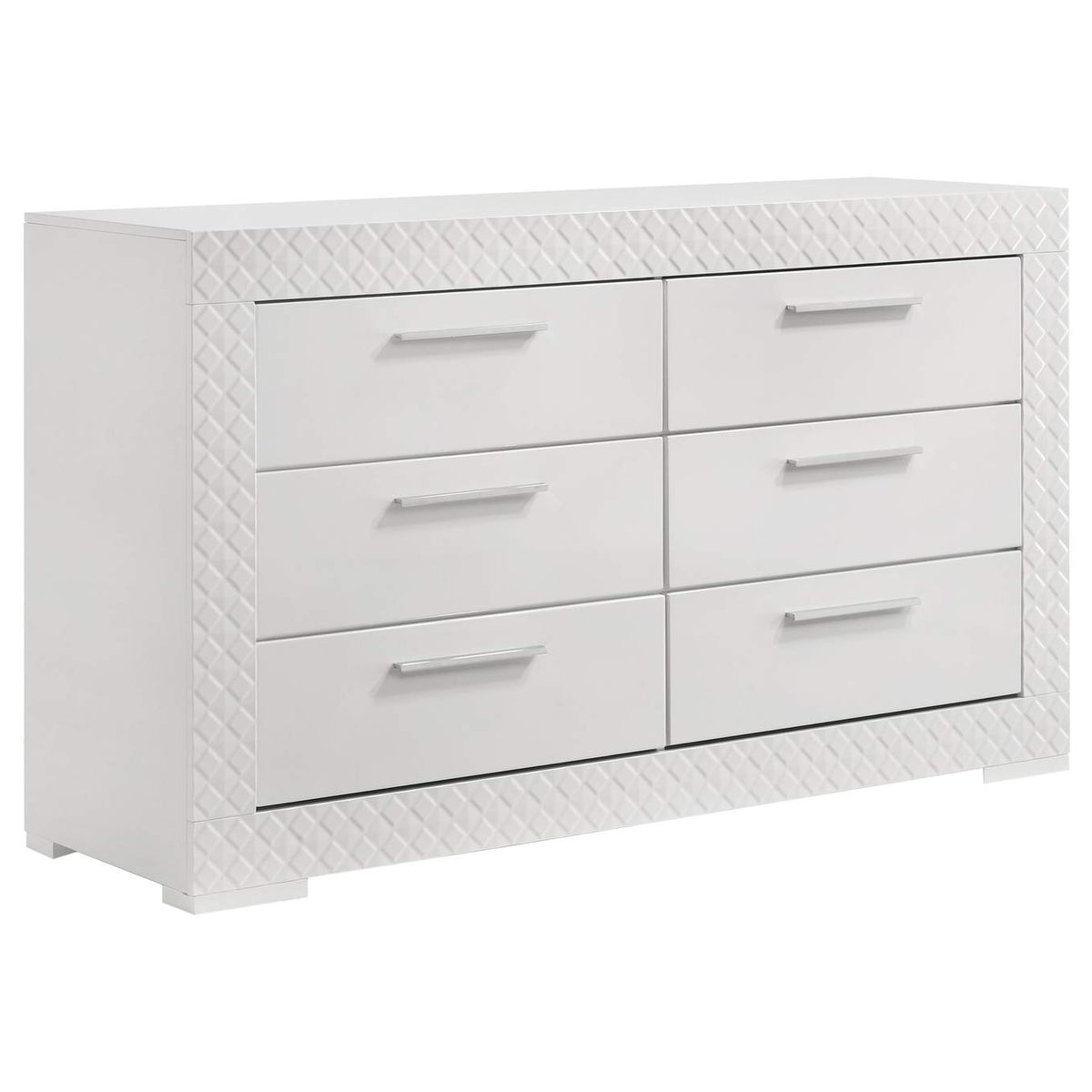 224941Q-S5 Ives 5-piece Queen Bedroom Set White High Gloss