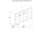 224941Q-S5 Ives 5-piece Queen Bedroom Set White High Gloss