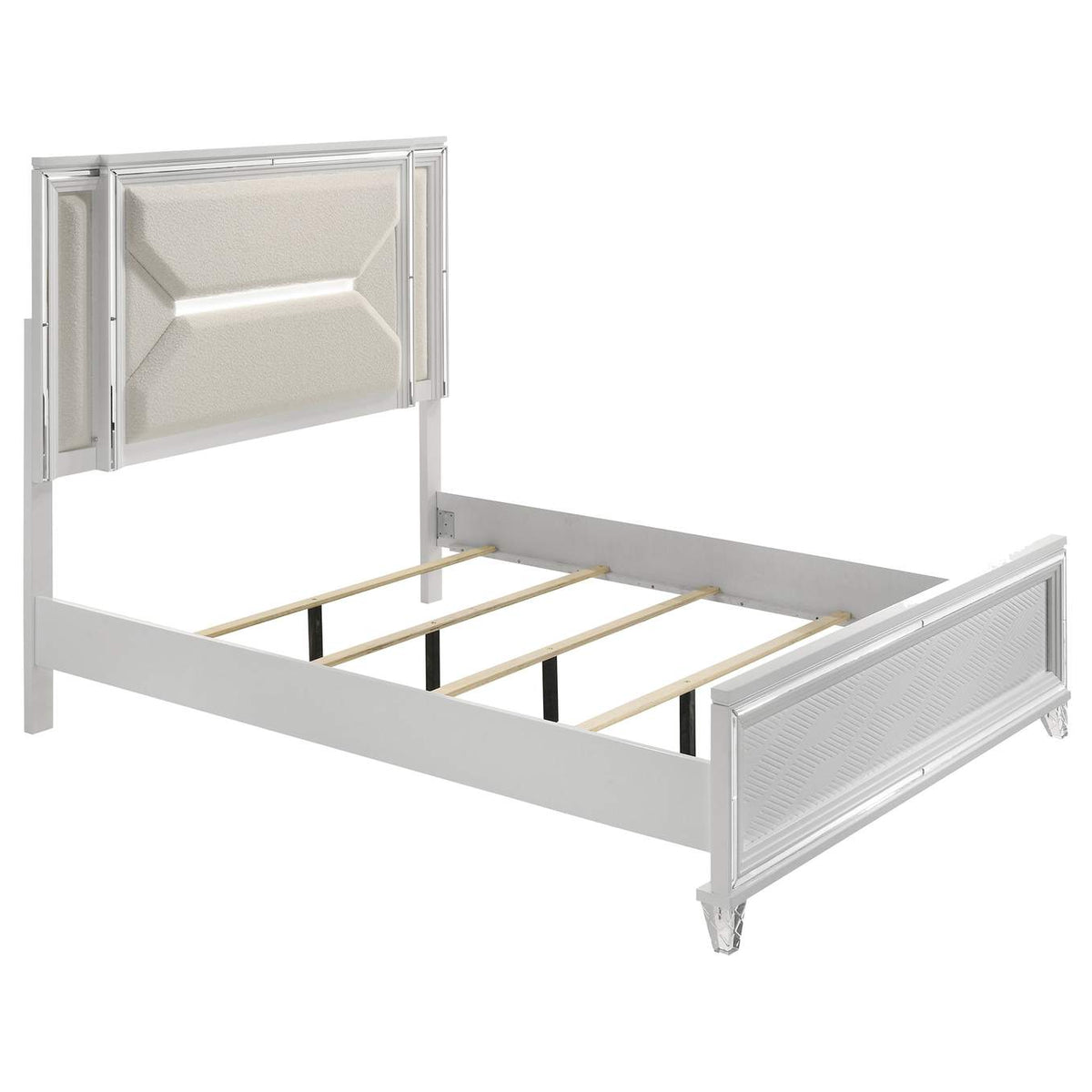 224961Q-S4 Marmore 4-piece Queen Bedroom Set White