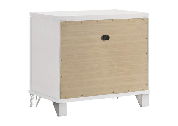 224961Q-S4 Marmore 4-piece Queen Bedroom Set White