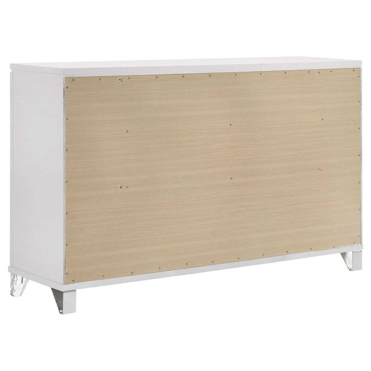 224961Q-S5 Marmore 5-piece Queen Bedroom Set White