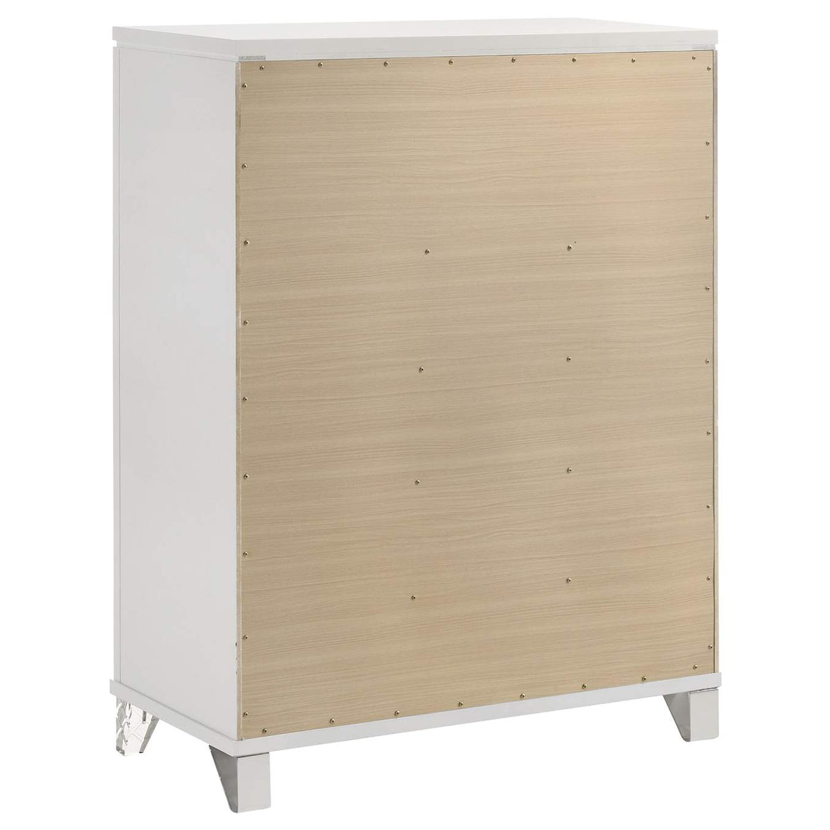 224961Q-S5 Marmore 5-piece Queen Bedroom Set White