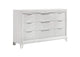 224963 Marmore 9-drawer Dresser Cabinet White