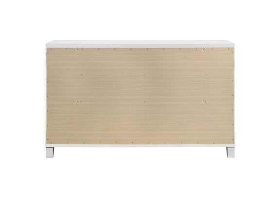 224963 Marmore 9-drawer Dresser Cabinet White