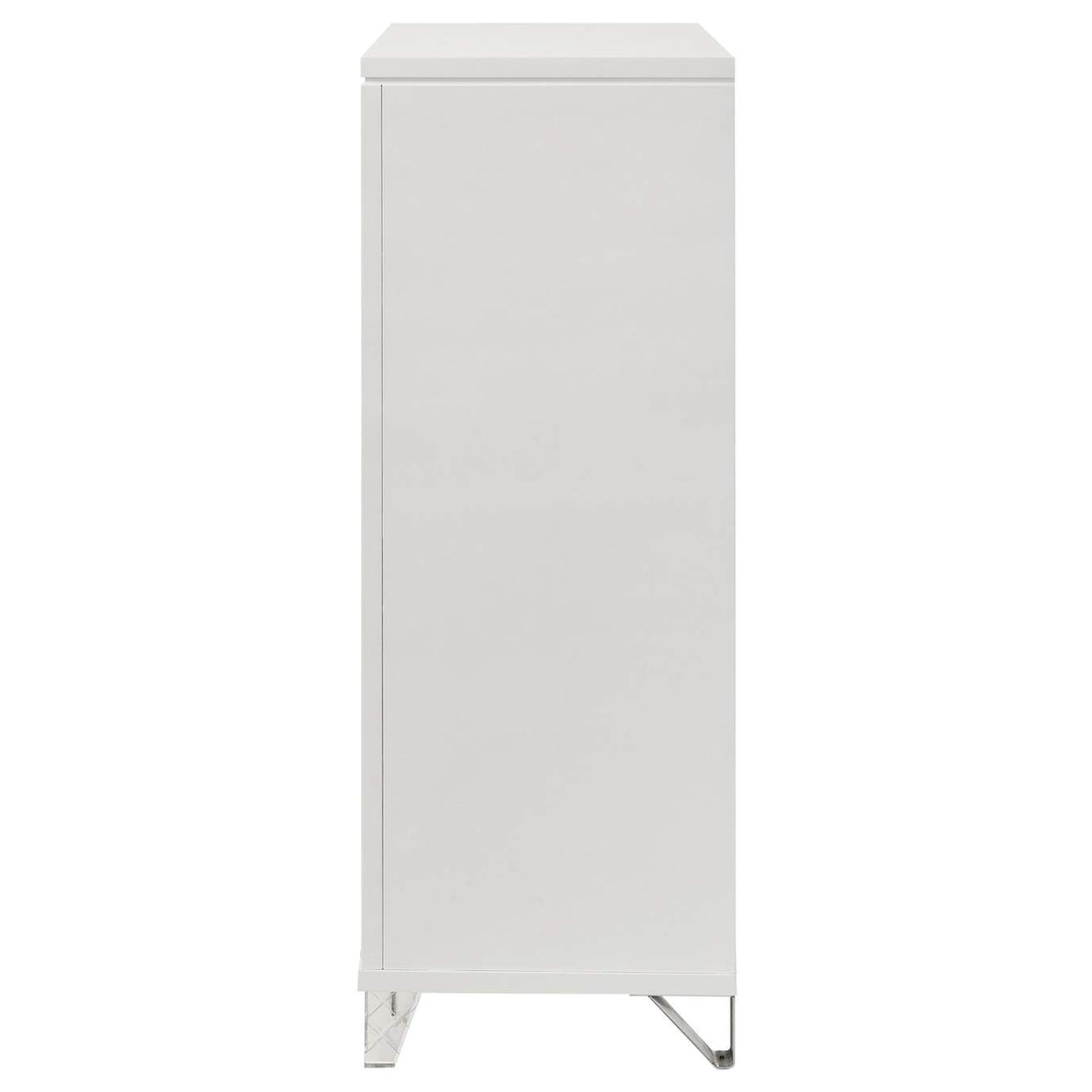 224965 Marmore 5-drawer Bedroom Chest of Drawers White