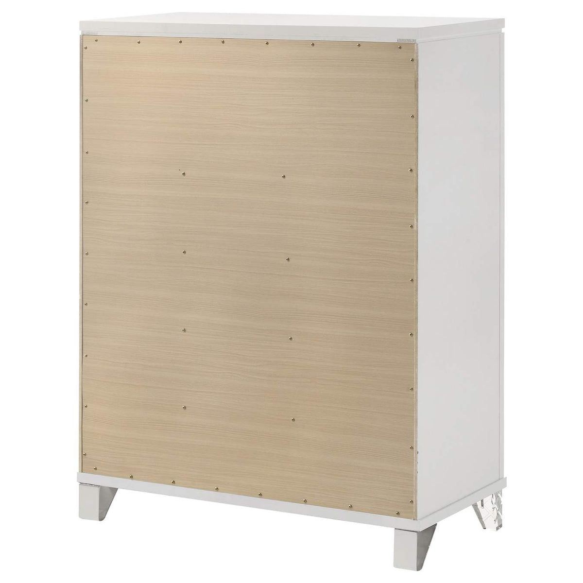 224965 Marmore 5-drawer Bedroom Chest of Drawers White