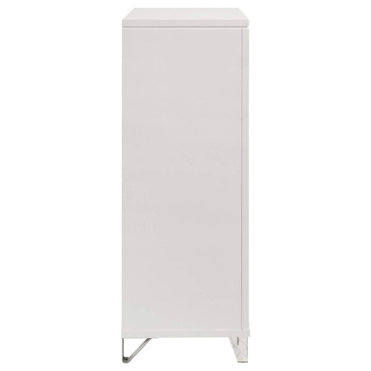 224965 Marmore 5-drawer Bedroom Chest of Drawers White