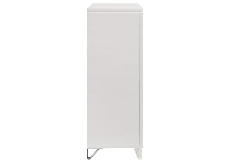 224965 Marmore 5-drawer Bedroom Chest of Drawers White