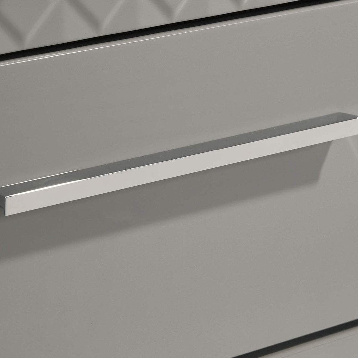 224973M Ives 6-drawer Dresser and Mirror Grey High Gloss