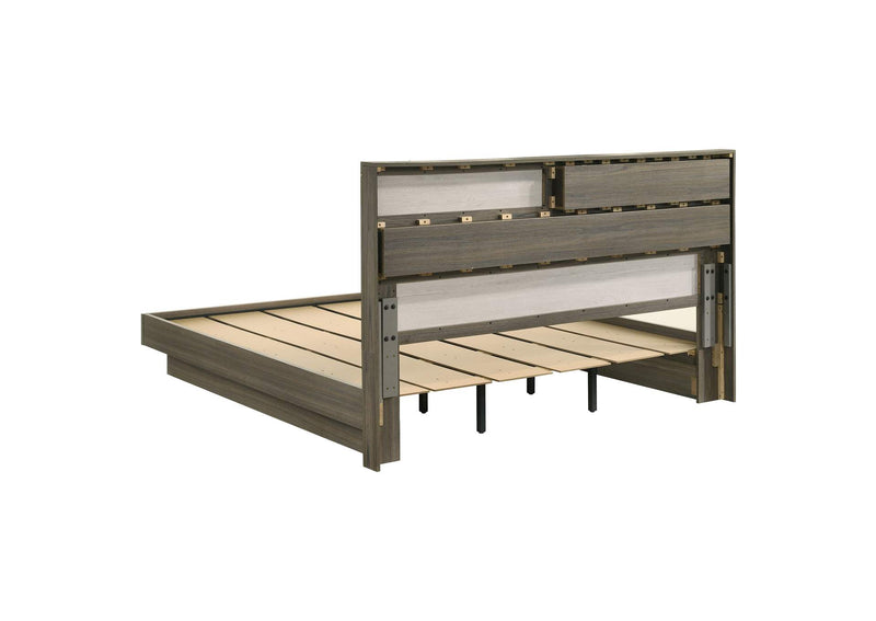 224981KE-S5 Fenwick 5-piece Eastern King Bedroom Set Grey Oak