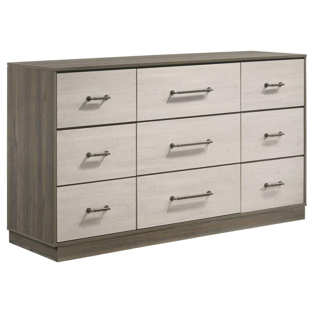 224981KW-S4 Fenwick 4-piece California King Bedroom Set Grey Oak