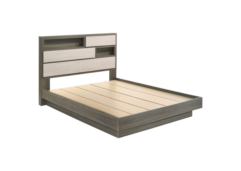 224981Q-S4 Fenwick 4-piece Queen Bedroom Set Grey Oak