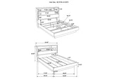 224981Q-S4 Fenwick 4-piece Queen Bedroom Set Grey Oak