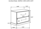 224981Q-S4 Fenwick 4-piece Queen Bedroom Set Grey Oak