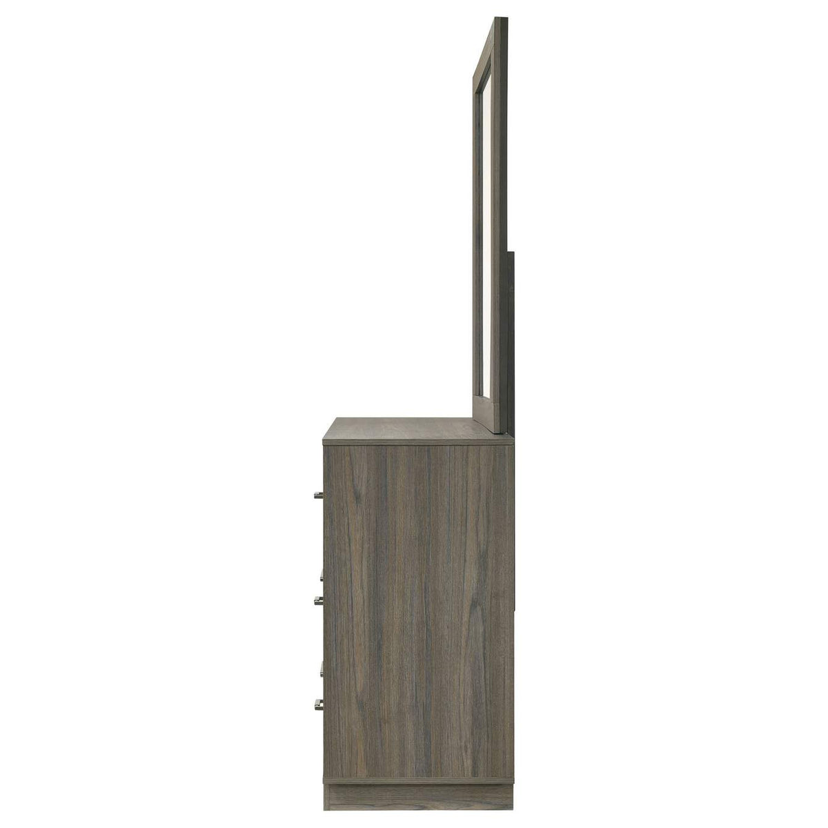 224983M Fenwick 9-drawer Dresser with Mirror Grey Oak